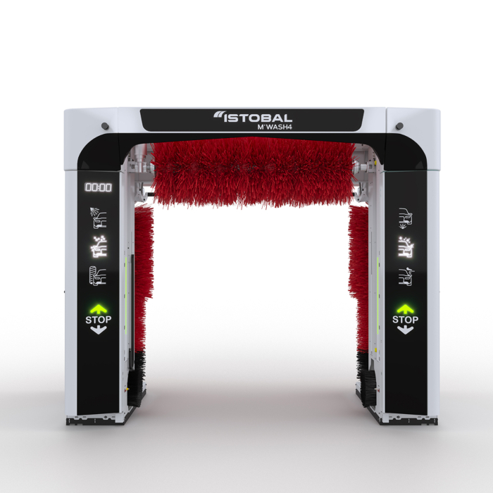 ISTOBAL M'WASH4 — vue de face, brosses