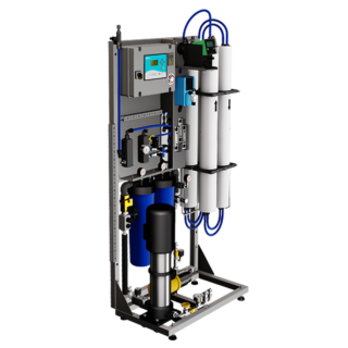 Osmose-Anlagen - Mittlere Wasserdurchsätze 4DA500 (niedriger Salzgehalt)