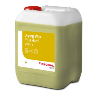 Drying wax plus hard water