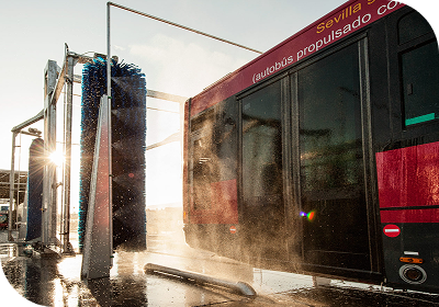 Bus and truck